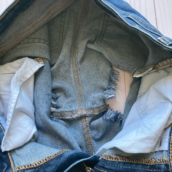 PINK Womens Blue Denim Jean Shorts Size 4 - Picture 12 of 16